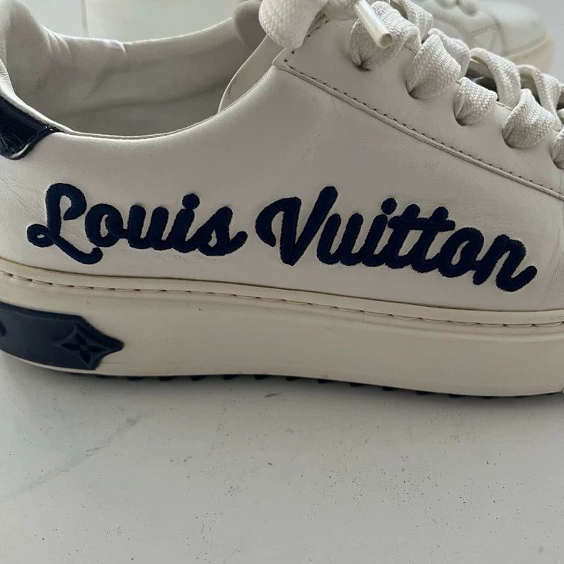 Louis Vuitton Louis Vuitton Time Out White Sneakers - dmc Size US 6.5 / EU 39-40 - 6 Thumbnail