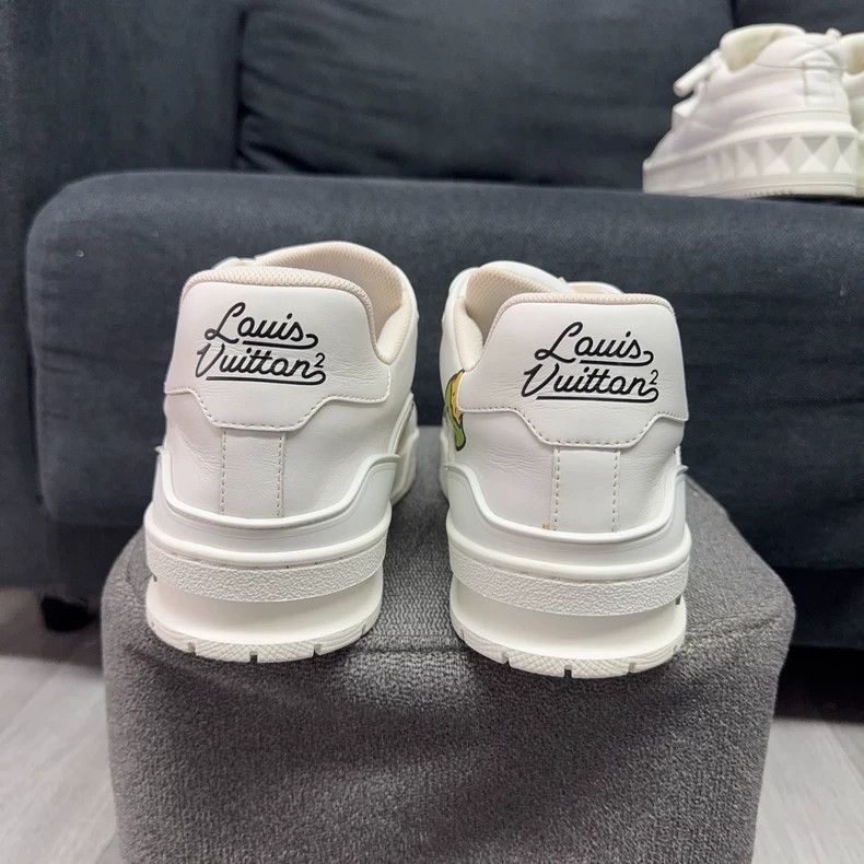 Louis Vuitton Nigo x Louis Vuitton Trainer Low-Top Sneakers - dmc Size US 9.5 / EU 42-43 - 3 Thumbnail