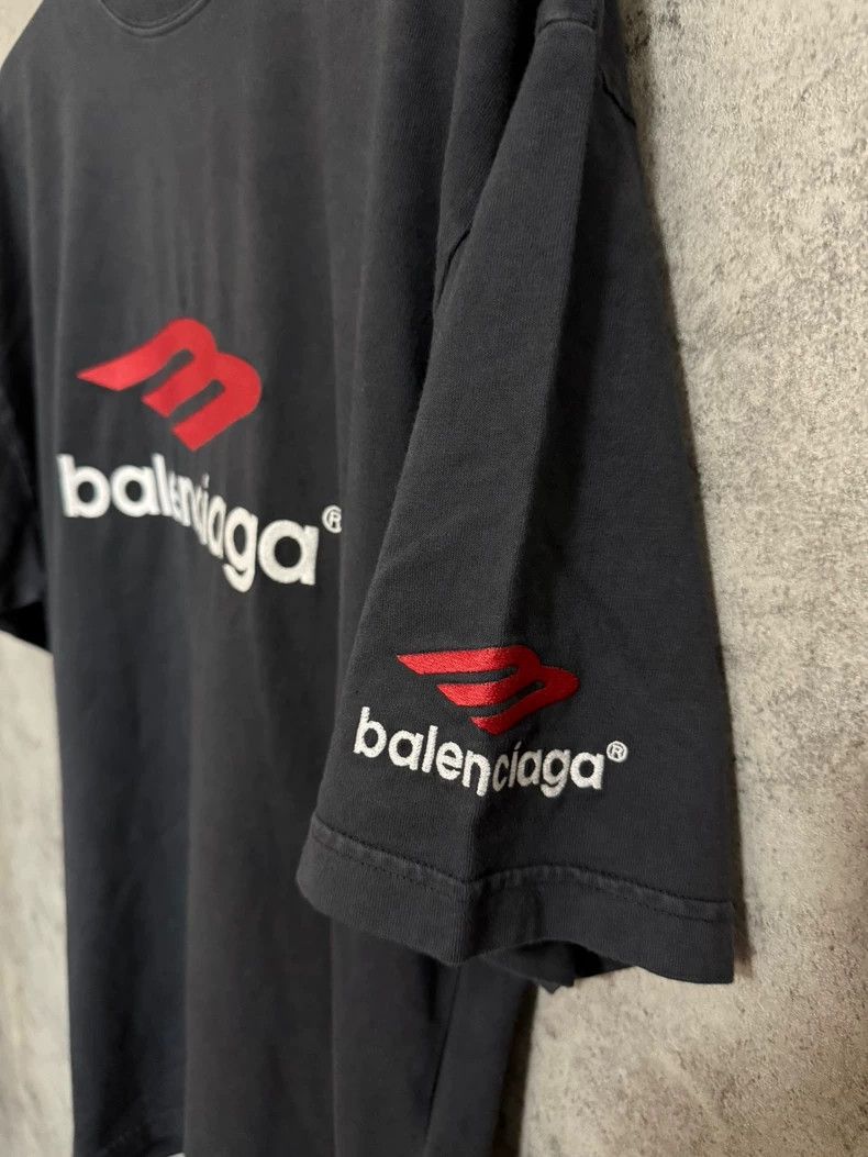 Balenciaga Balenciaga 3B Logo Embroidered Short Sleeve T-Shirt - dmc Size US XS / EU 42 / 0 - 3 Thumbnail