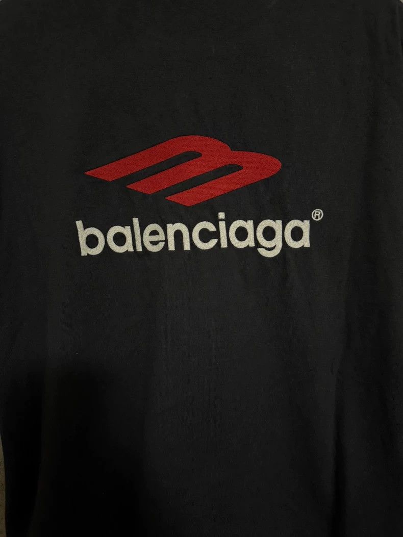Balenciaga Balenciaga 3B Logo Embroidered Short Sleeve T-Shirt - dmc Size US XS / EU 42 / 0 - 8 Thumbnail