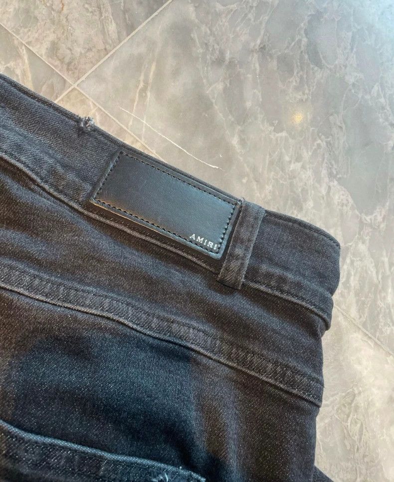 Amiri Amiri OGmx1 Patch Distressed Jeans - dmc Size US 34 / EU 50 - 3 Thumbnail