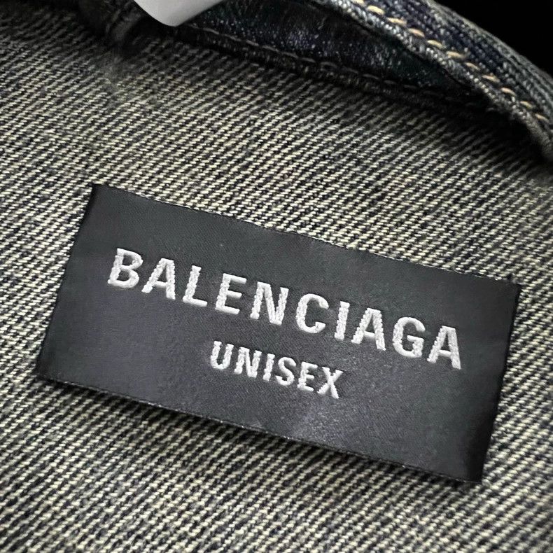 Balenciaga Balenciaga Double B Denim Jacket - dmc Size US XS / EU 42 / 0 - 4 Thumbnail