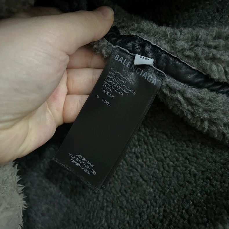 Balenciaga Balenciaga Shearling Hooded Jacket - dmc Size US M / EU 48-50 / 2 - 5 Thumbnail