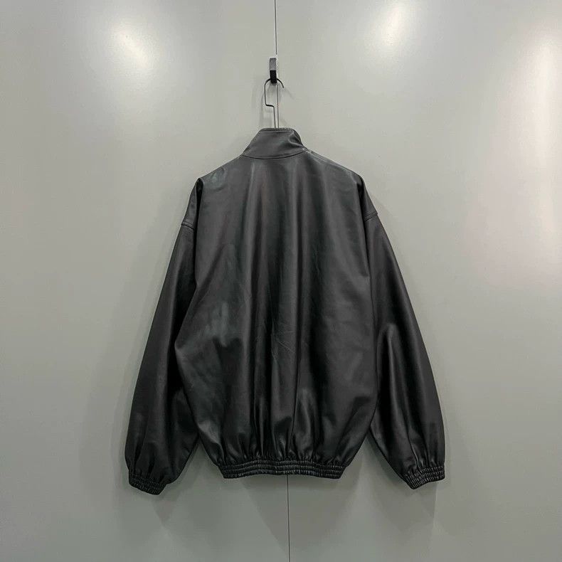 Balenciaga Balenciaga Black Embroidered Leather Jacket - dmc Size US S / EU 44-46 / 1 - 2 Thumbnail