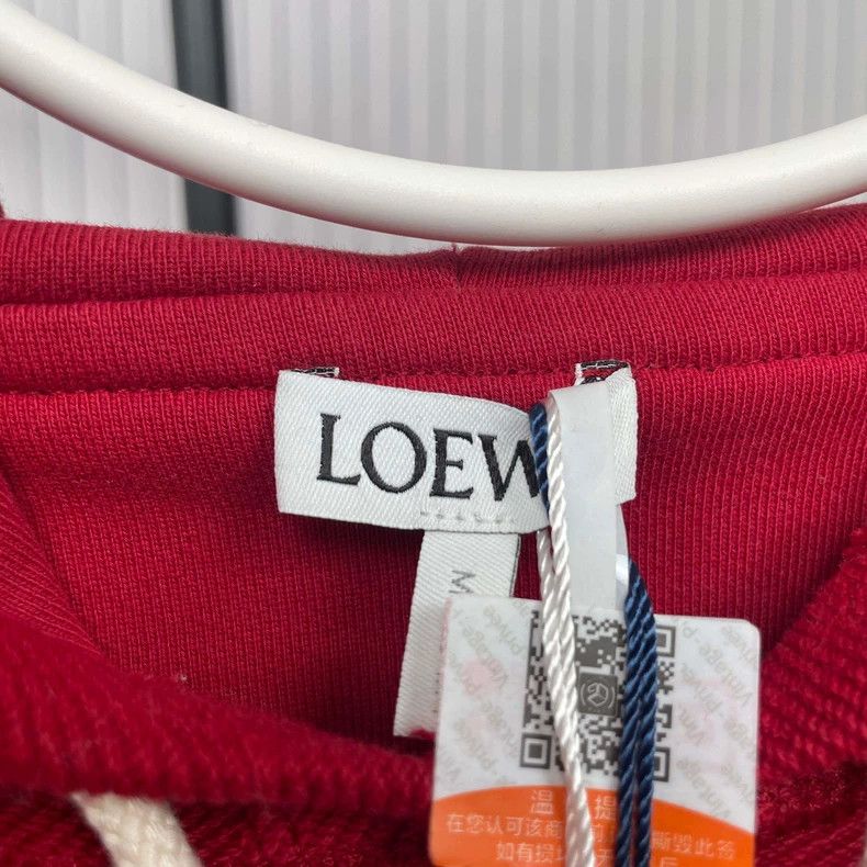 Loewe Loewe Embroidered Logo Cotton Hoodie - dmc Size US L / EU 52-54 / 3 - 6 Thumbnail