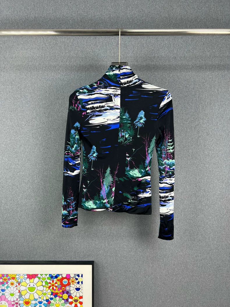 Balenciaga Balenciaga Ink Painting Long Sleeve Top - dmc Size US M / EU 48-50 / 2 - 2 Thumbnail