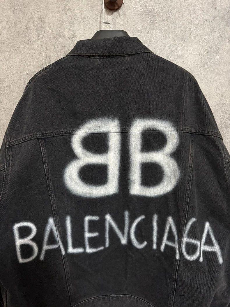 Balenciaga Balenciaga BB Logo Denim Jacket - dmc Size US XS / EU 42 / 0 - 2 Thumbnail