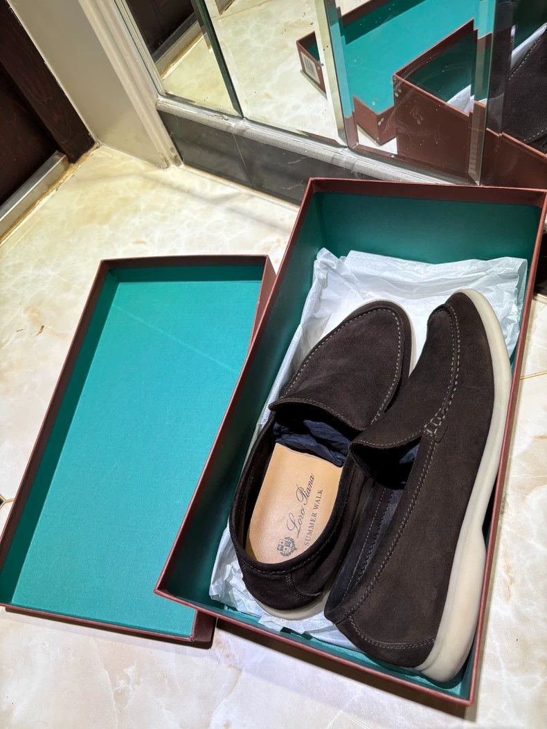 Loro Piana Loro Piana Summerwalk Loafers Brown - dmc Size US 9.5 / EU 42-43 - 3 Thumbnail