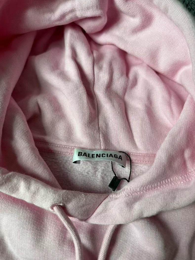 Balenciaga Balenciaga Pink Letter Print Hoodie - dmc Size US XS / EU 42 / 0 - 3 Thumbnail