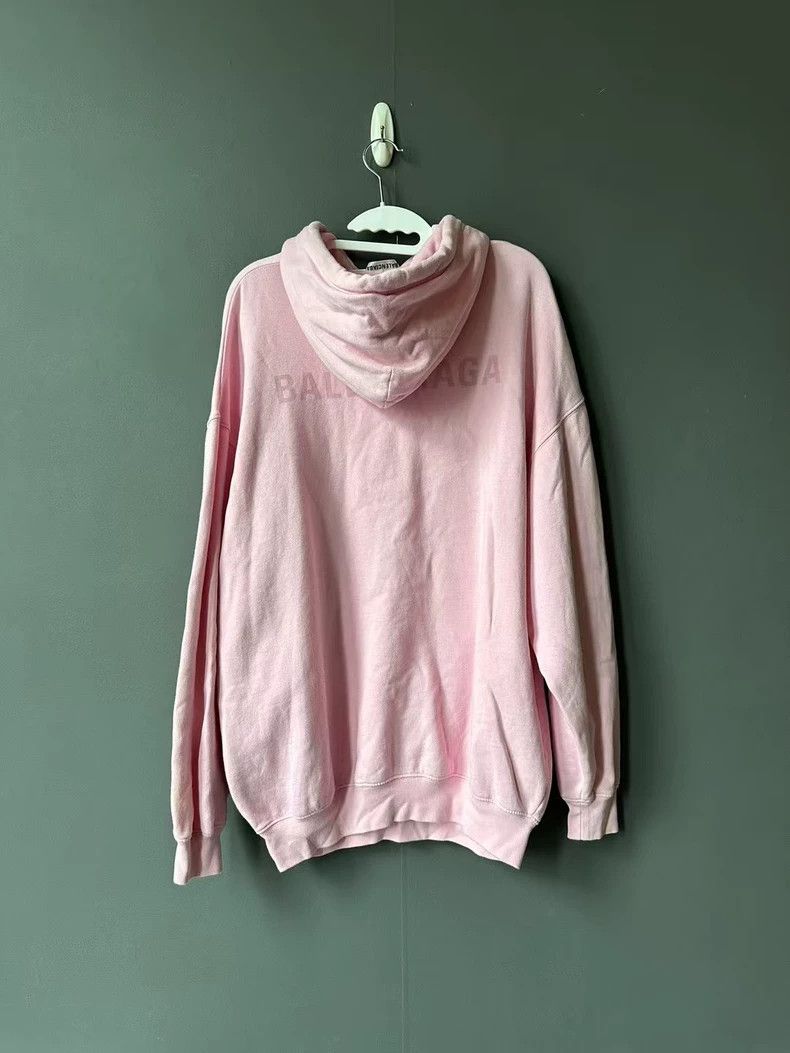 Balenciaga Balenciaga Pink Letter Print Hoodie - dmc Size US XS / EU 42 / 0 - 2 Thumbnail