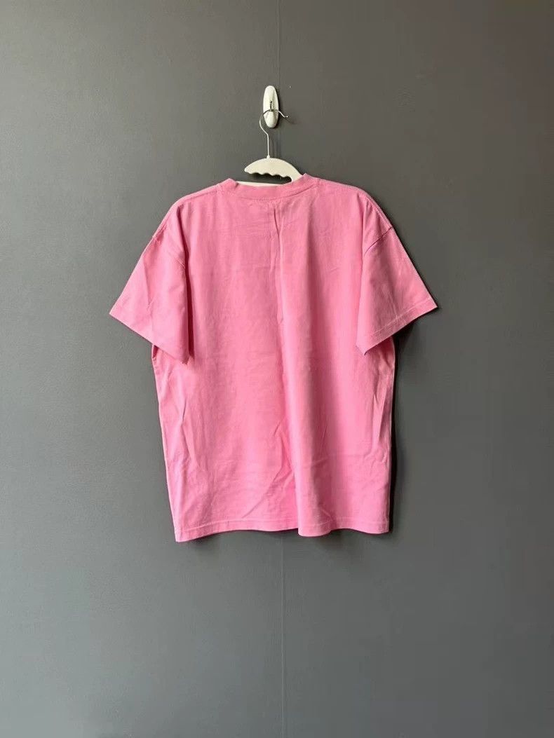 Balenciaga Balenciaga Pink Logo Embroidered T-shirt - dmc Size US XS / EU 42 / 0 - 2 Thumbnail