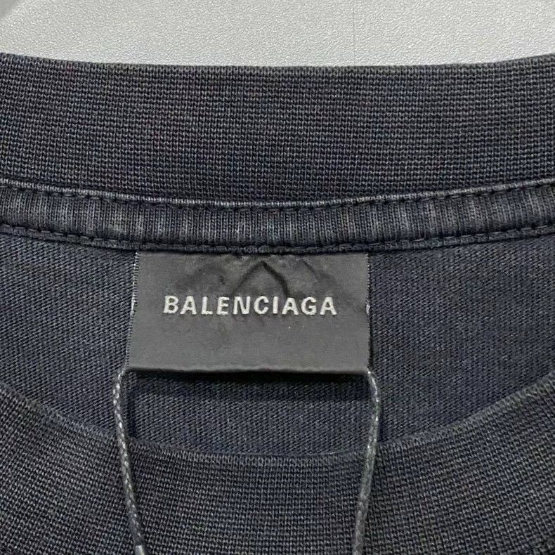 Balenciaga Balenciaga Crystal Logo Short Sleeve T-Shirt - dmc Size US XS / EU 42 / 0 - 5 Thumbnail