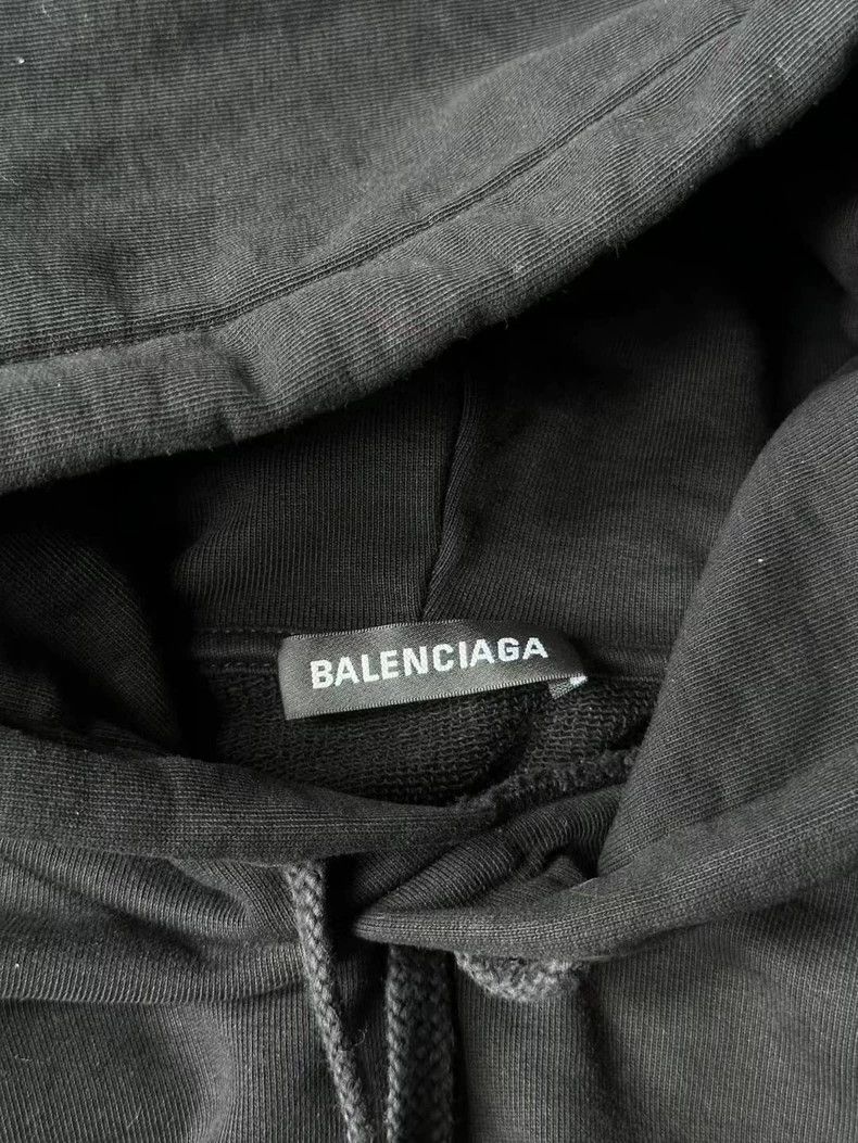 Balenciaga Balenciaga Black Cola Print Hoodie - dmc Size US S / EU 44-46 / 1 - 3 Thumbnail