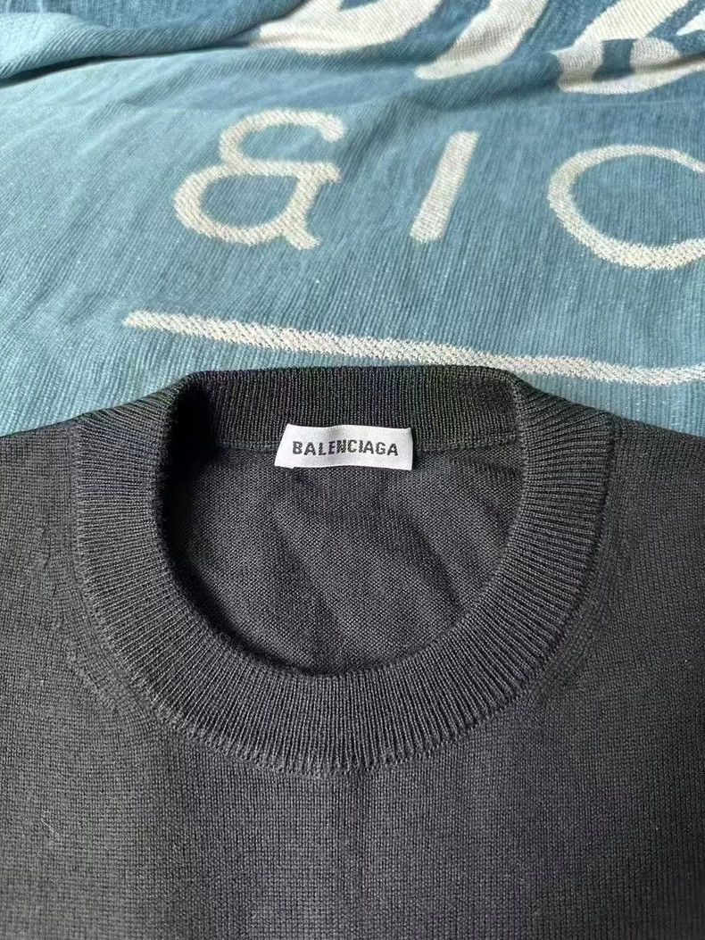 Balenciaga Balenciaga Crown Wheat Ear Sweater - dmc Size US XS / EU 42 / 0 - 2 Thumbnail