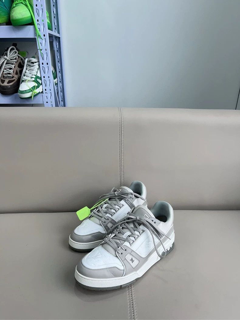Louis Vuitton Louis Vuitton LV Trainer Sneakers - dmc Size US 10.5 / EU 43-44 - 4 Thumbnail
