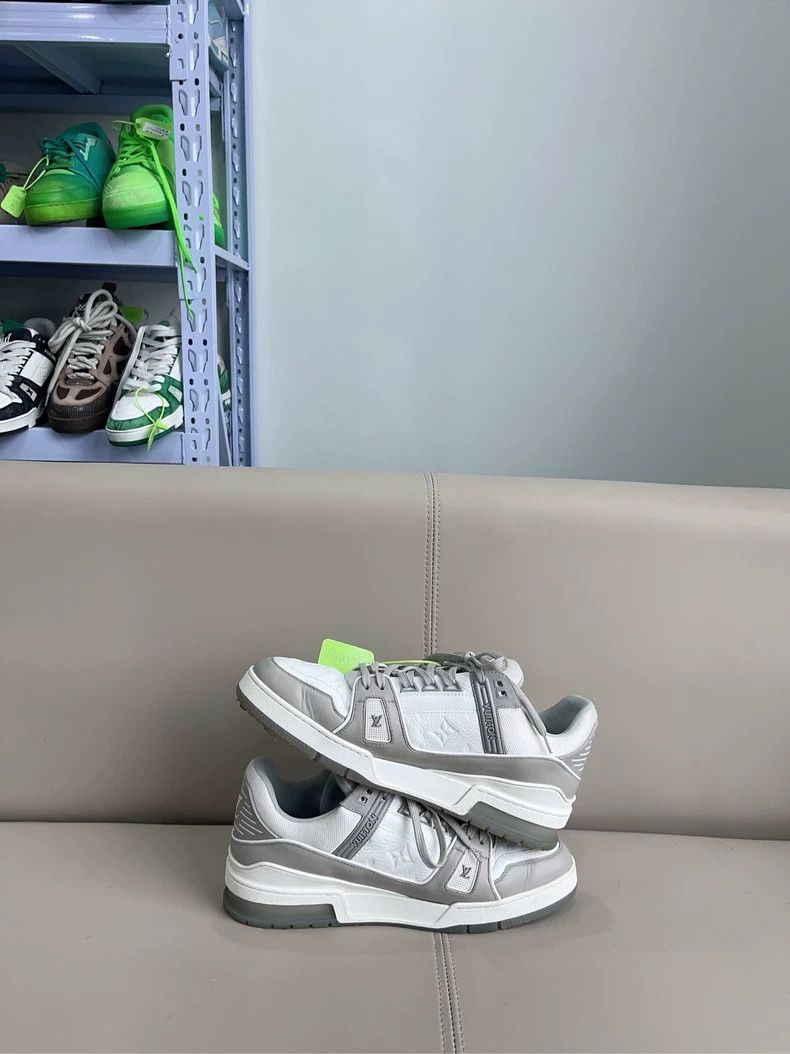 Louis Vuitton Louis Vuitton LV Trainer Sneakers - dmc Size US 10.5 / EU 43-44 - 7 Thumbnail