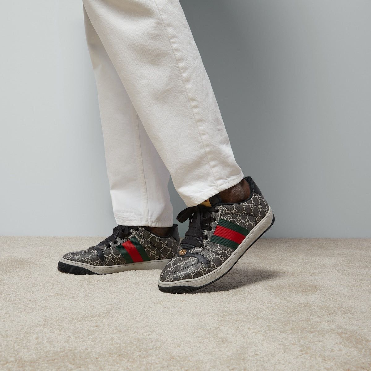 Gucci Gucci Screener Web GG Sneakers SIZE 5 Size ONE SIZE - 4 Thumbnail