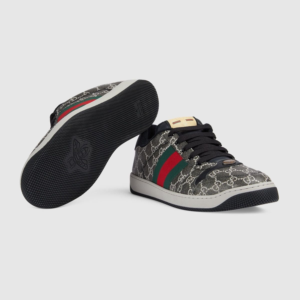 Gucci Gucci Screener Web GG Sneakers SIZE 12 Size ONE SIZE - 3 Thumbnail