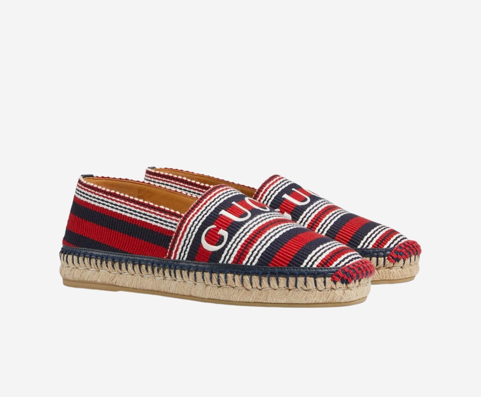 Gucci Gucci Logo Canvas Espadrilles SIZE 9.5 Size ONE SIZE - 2 Thumbnail