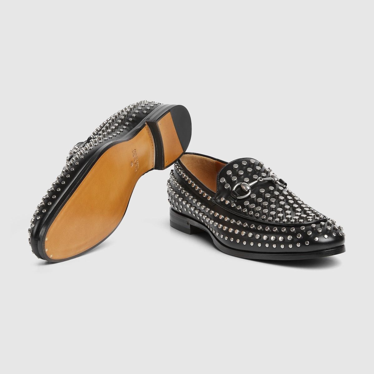Gucci Gucci Horsebit Studded Leather Loafers SIZE 8 Size ONE SIZE - 4 Thumbnail