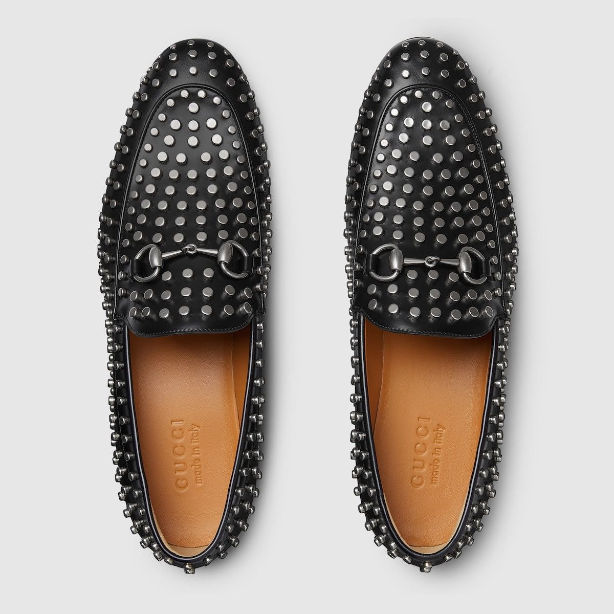 Gucci Gucci Horsebit Studded Leather Loafers SIZE 10 Size ONE SIZE - 3 Thumbnail