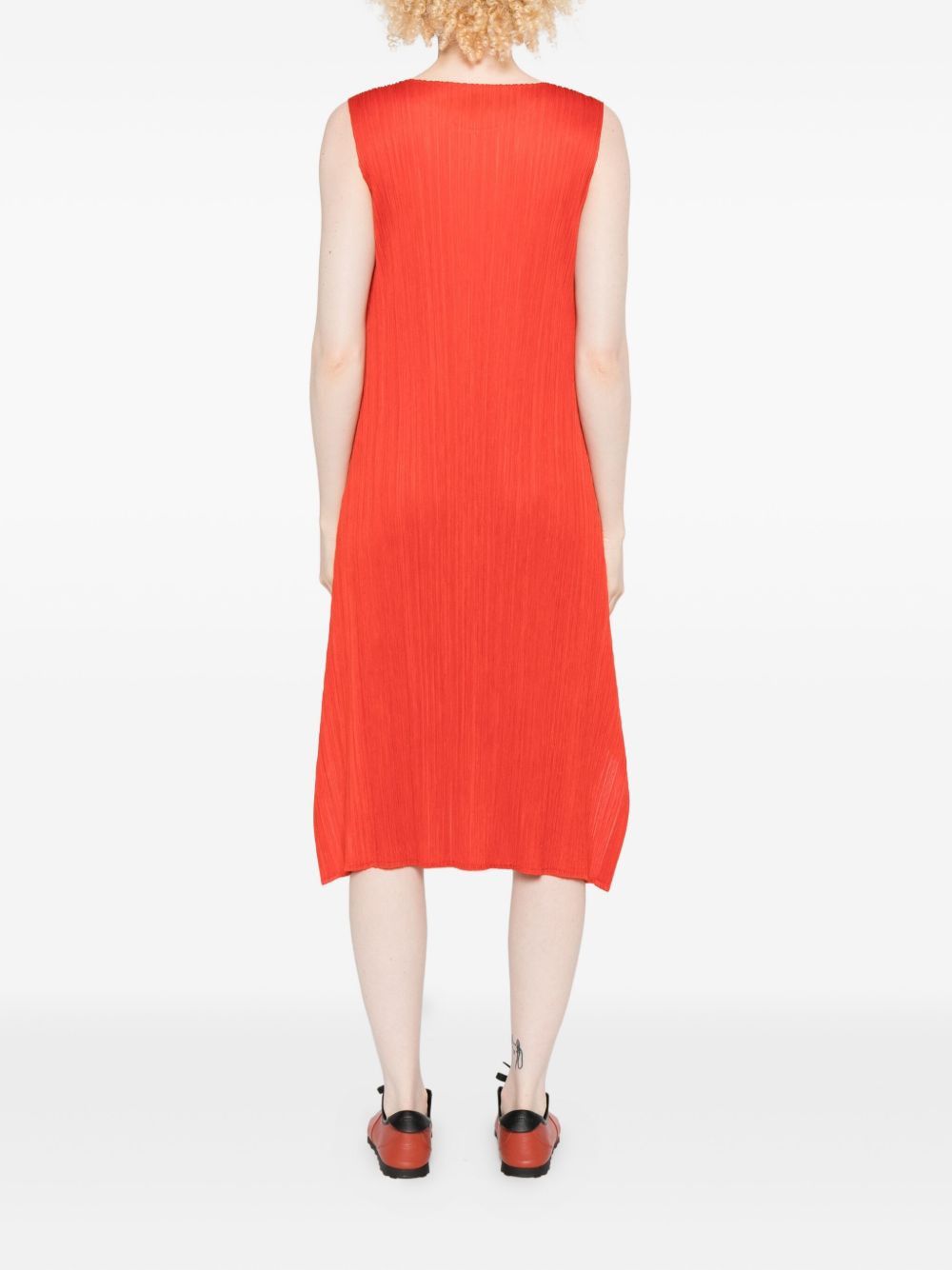 Pleats Please Issey Miyake PLEATED MIDI DRESS Size L / US 10 / IT 46 - 4 Thumbnail