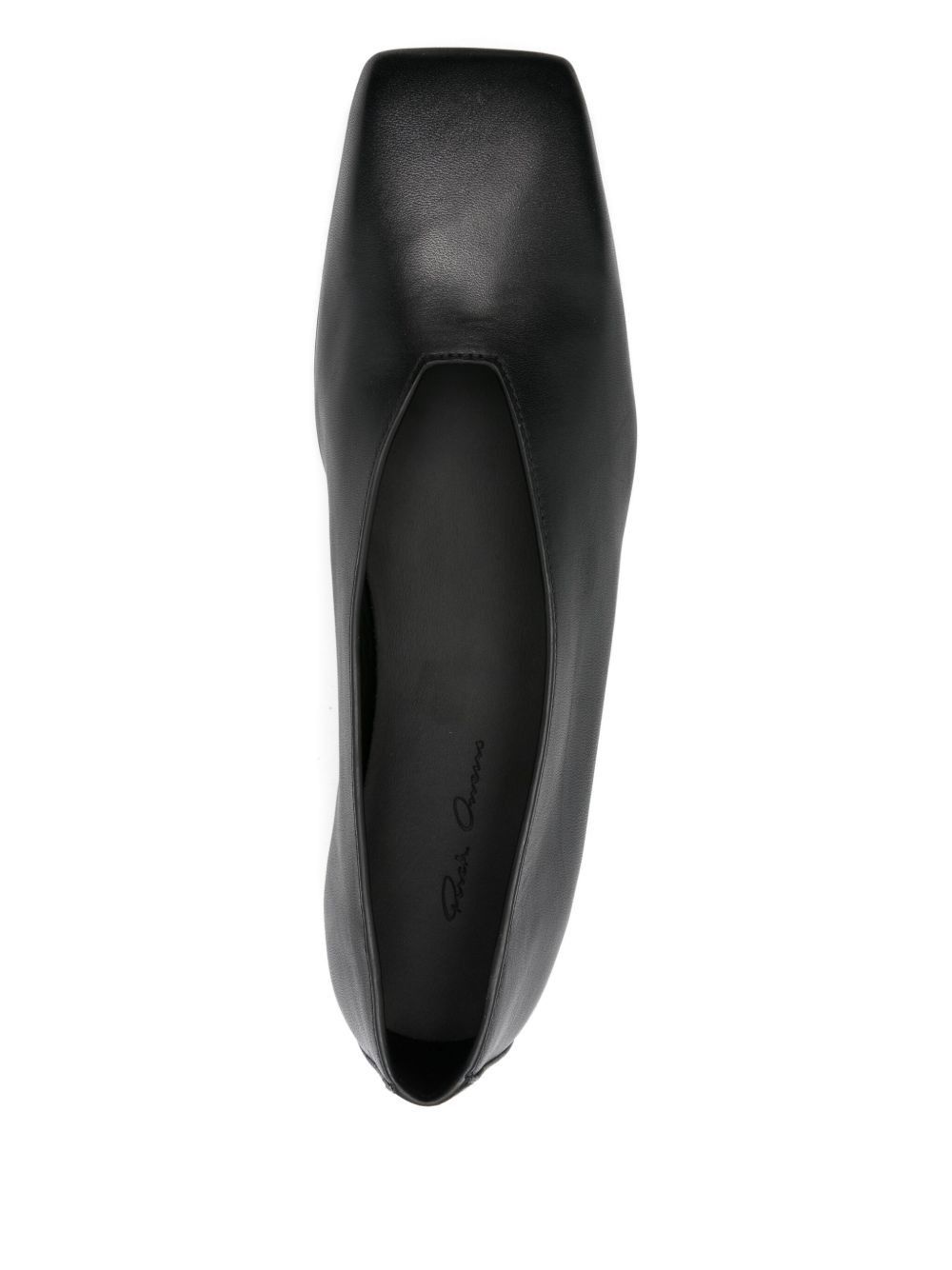 Rick Owens LEATHER BALLET FLATS Size US 6 / IT 36 - 3 Thumbnail