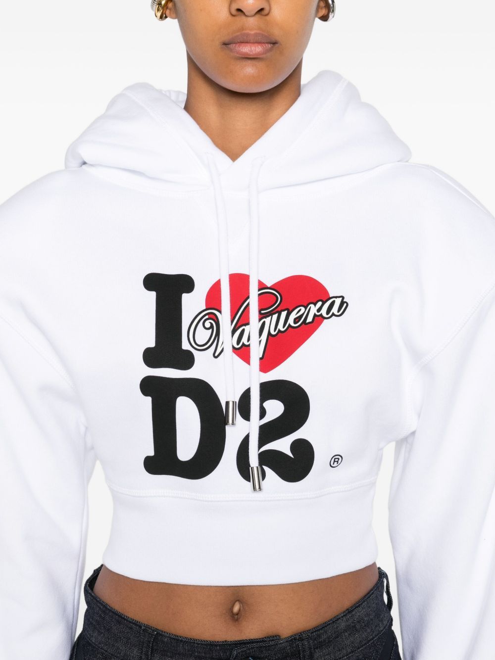 Dsquared2 LOGO COTTON HOODIE Size S / US 4 / IT 40 - 4 Thumbnail