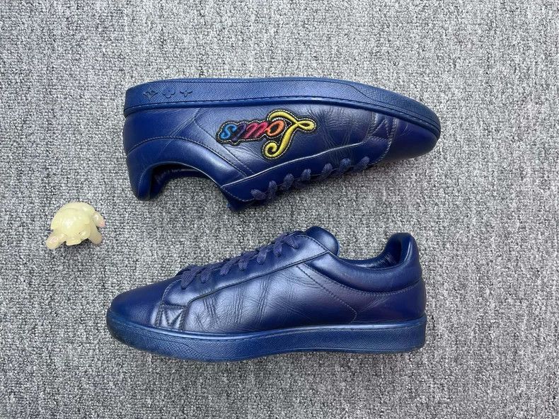 Louis Vuitton Louis Vuitton Embroidered Lowtop Sneakers - dmc Size US 5.5 / EU 38 - 4 Thumbnail