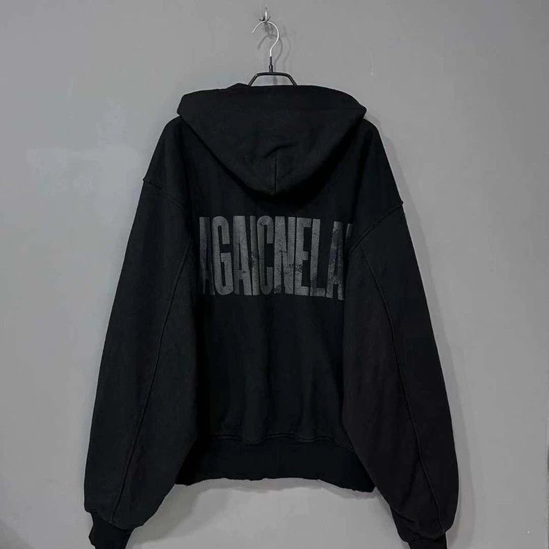 Balenciaga Balenciaga 24FW Reversed Letter Zip Hoodie - dmc Size US S / EU 44-46 / 1 - 3 Thumbnail
