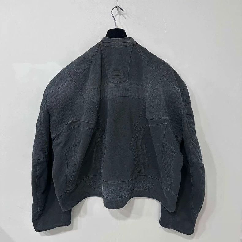 Balenciaga Balenciaga 24 Double Ring Denim Bomber Jacket - dmc Size US L / EU 52-54 / 3 - 2 Thumbnail