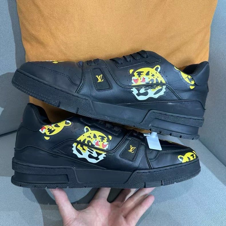 Louis Vuitton Louis Vuitton LV Trainer Nigo Tiger Shoes - dmc Size US 9.5 / EU 42-43 - 5 Thumbnail