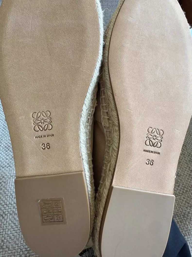 Loewe Loewe Beige Espadrilles Fisherman Shoes - dmc Size US 5 / EU 37 - 6 Thumbnail