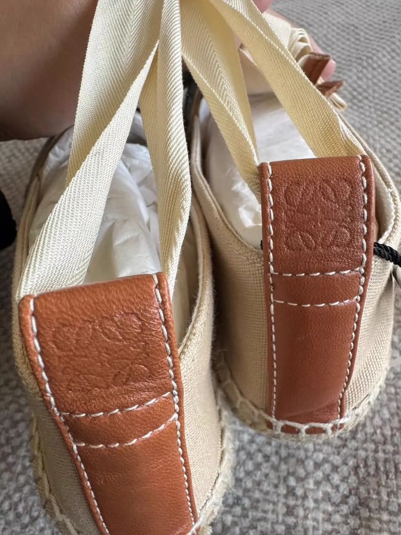 Loewe Loewe Beige Espadrilles Fisherman Shoes - dmc Size US 5 / EU 37 - 7 Thumbnail