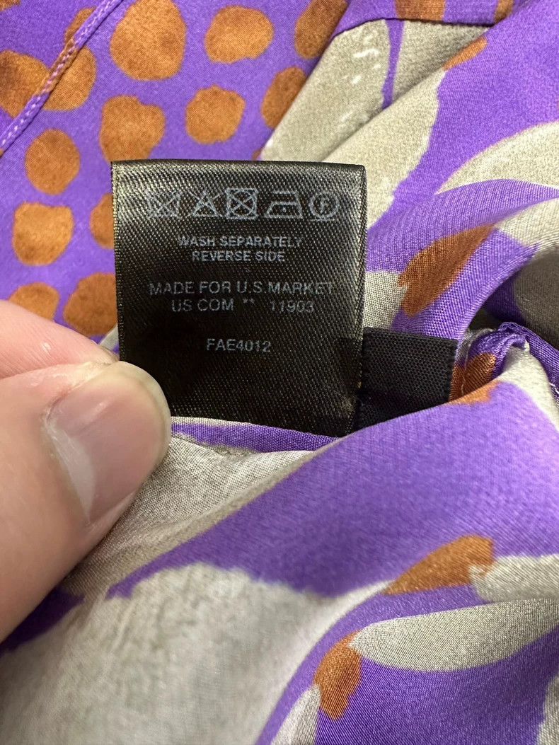 Loro Piana Loro Piana Silk Printed Dress - dmc Size US M / EU 48-50 / 2 - 7 Thumbnail