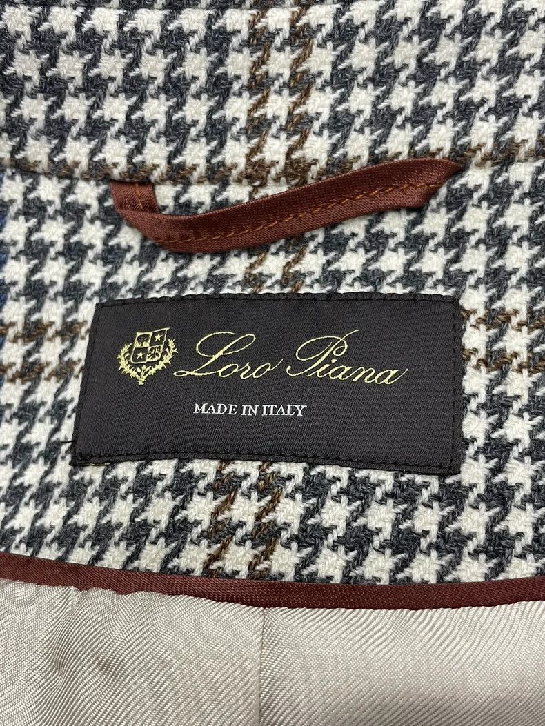 Loro Piana Houndstooth Wool Blazer - dmc