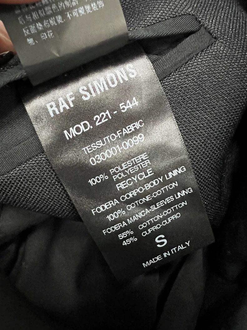 Raf Simons Raf Simons Black Single-Breasted Loose Blazer - dmc Size US S / EU 44-46 / 1 - 5 Thumbnail