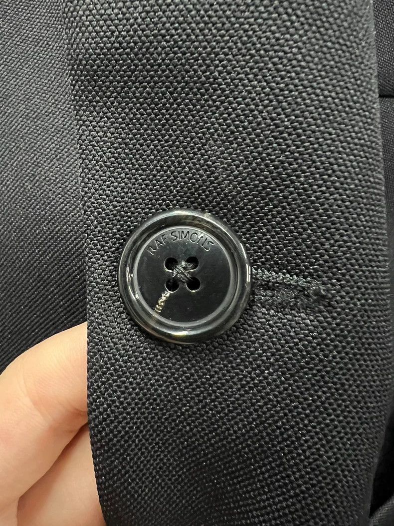 Raf Simons Raf Simons Black Single-Breasted Loose Blazer - dmc Size US S / EU 44-46 / 1 - 9 Thumbnail