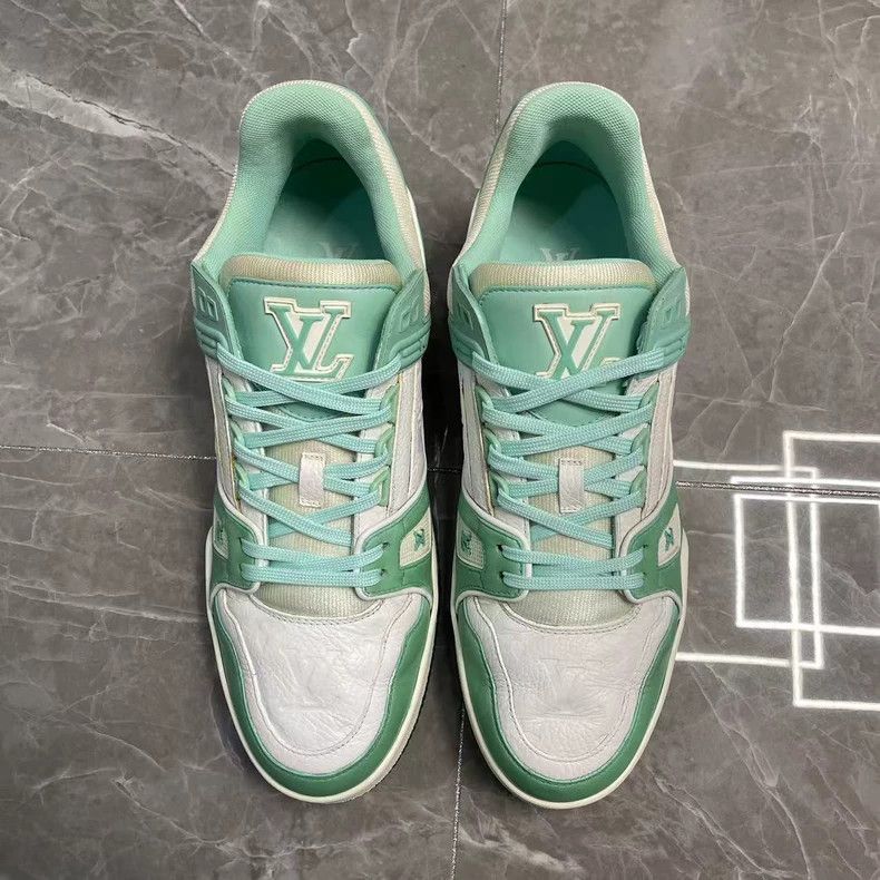 Louis Vuitton Louis Vuitton Trainer Green Sneakers - dmc Size US 9.5 / EU 42-43 - 2 Thumbnail
