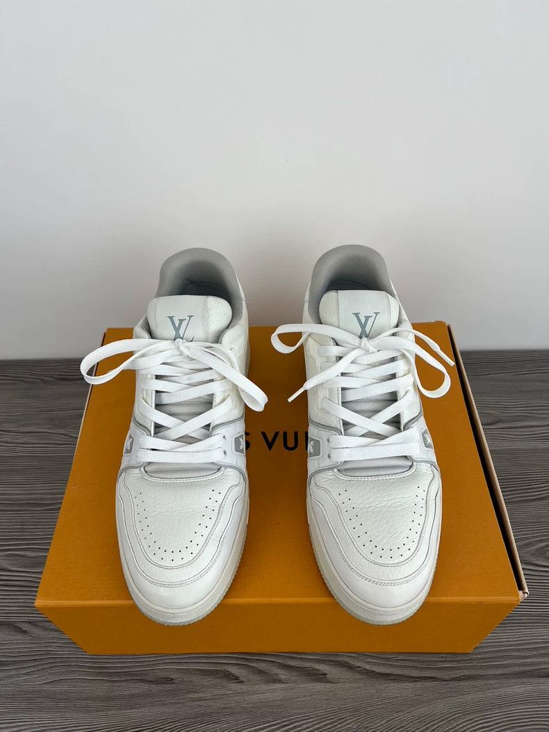 Louis Vuitton Louis Vuitton Trainer White Cement Sneakers - dmc Size US 8.5 / EU 41-42 - 2 Thumbnail