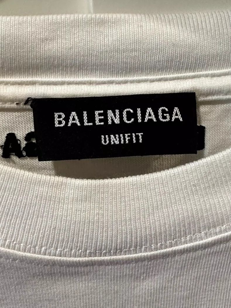 Balenciaga Balenciaga White Luminous Smile Oversized T-shirt - dmc Size US XS / EU 42 / 0 - 4 Thumbnail