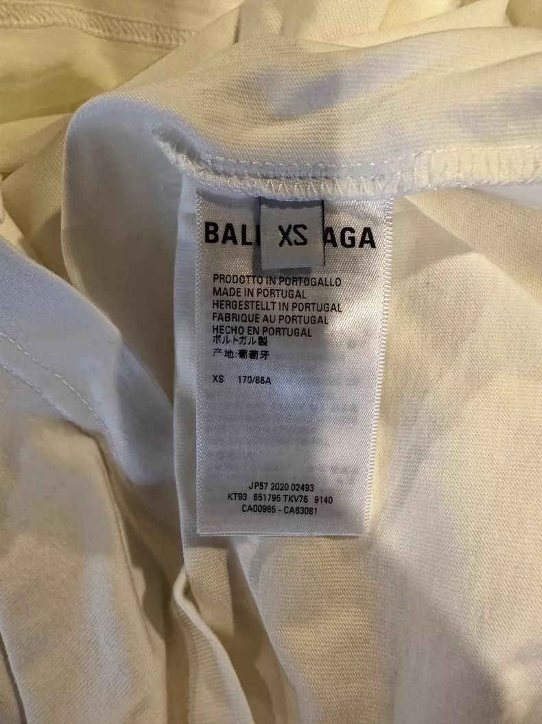 Balenciaga Balenciaga White Luminous Smile Oversized T-shirt - dmc Size US XS / EU 42 / 0 - 6 Thumbnail