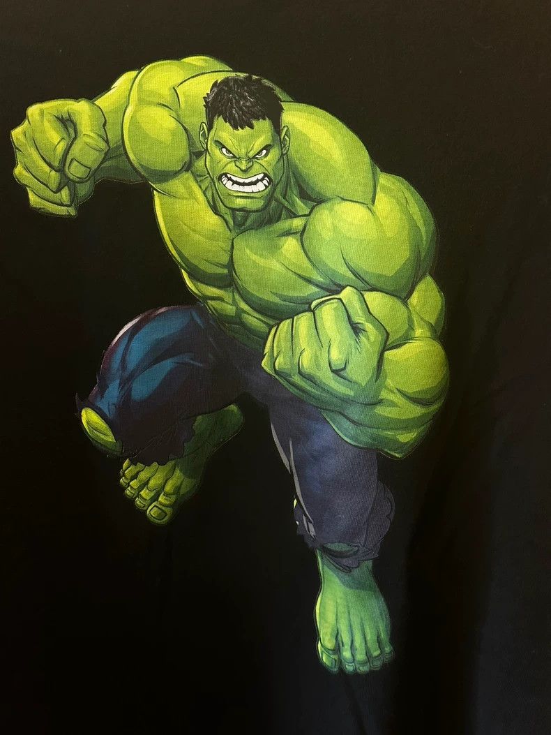 Balenciaga Balenciaga Marvel Hulk Distressed Layered Top - dmc Size US XS / EU 42 / 0 - 2 Thumbnail