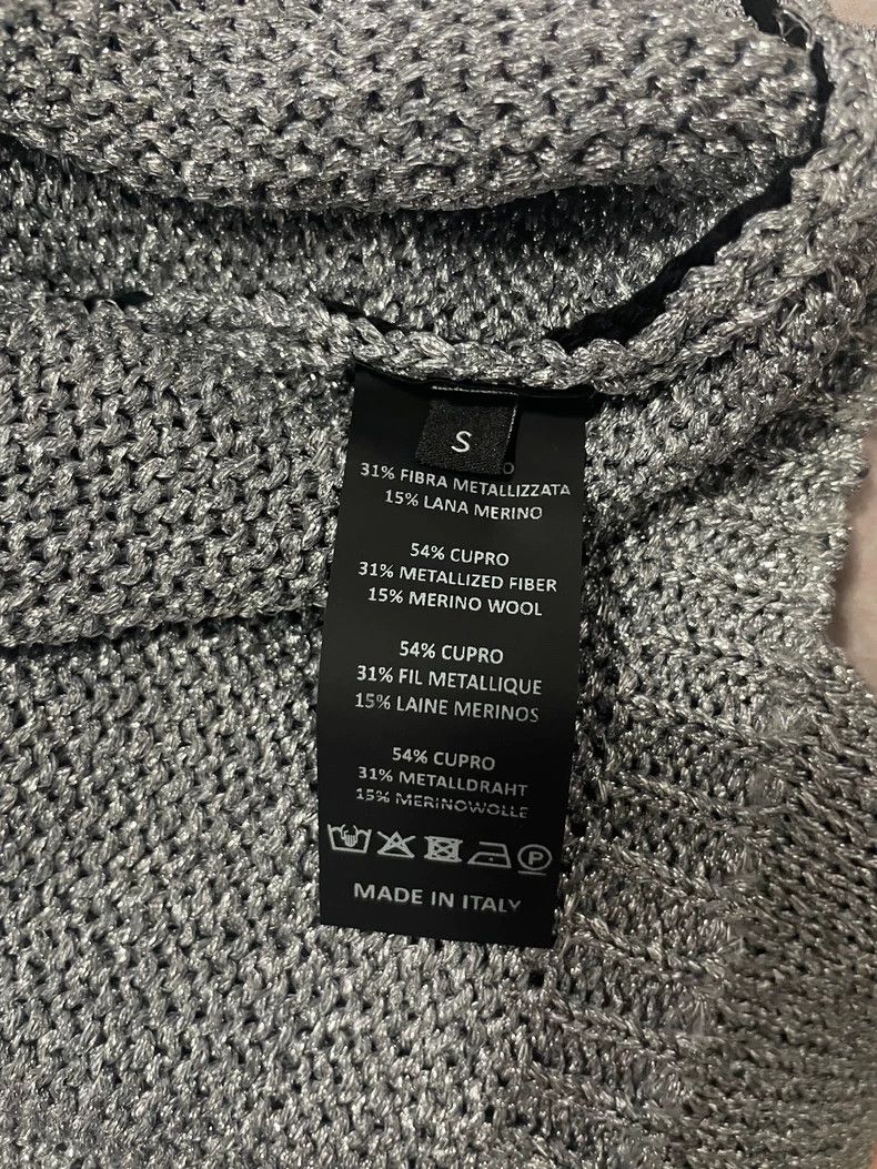 Raf Simons Raf Simons 21SS Oversized Silver Sweater - dmc Size US S / EU 44-46 / 1 - 4 Thumbnail