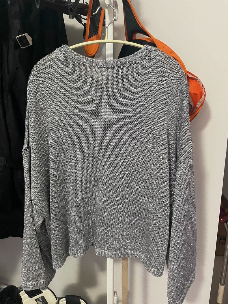 Raf Simons Raf Simons 21SS Oversized Silver Sweater - dmc Size US S / EU 44-46 / 1 - 2 Thumbnail