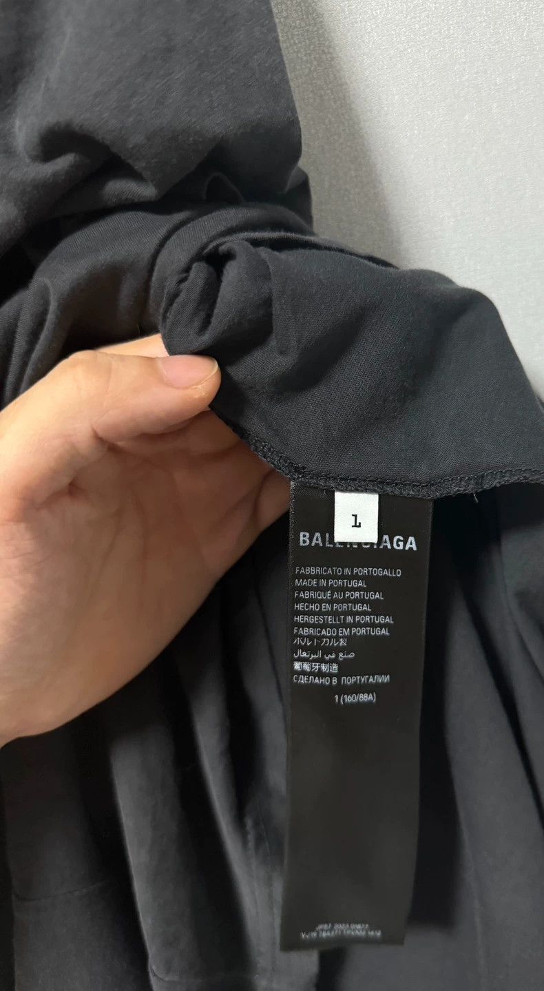 Balenciaga Balenciaga FW23 Blue Logo Print T-Shirt - dmc Size US S / EU 44-46 / 1 - 4 Thumbnail