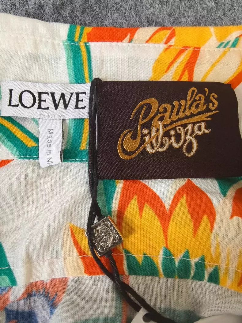 Loewe Loewe Floral Print Long Sleeve Shirt - dmc Size US M / EU 48-50 / 2 - 3 Thumbnail