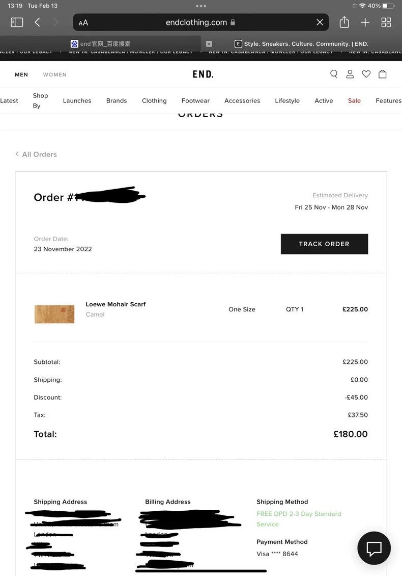 Loewe Loewe Mohair Scarf - dmc Size ONE SIZE - 9 Thumbnail