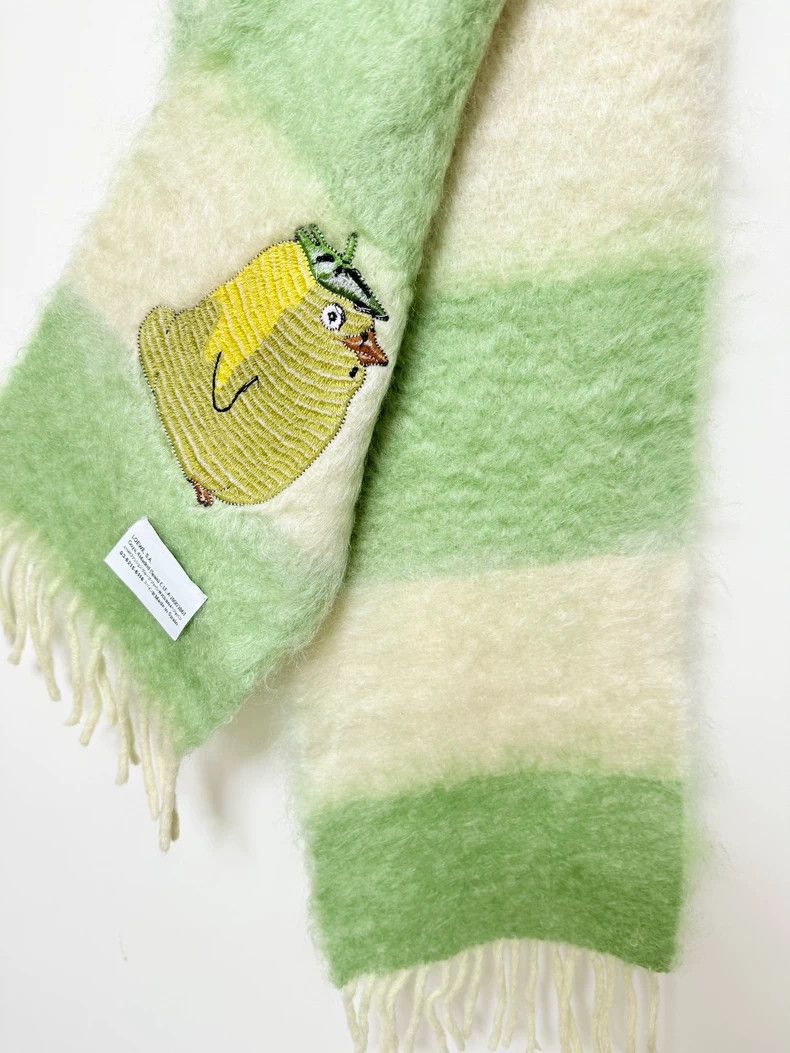 Loewe Loewe x Spirited Away Chick Embroidery Scarf - dmc Size ONE SIZE - 2 Thumbnail