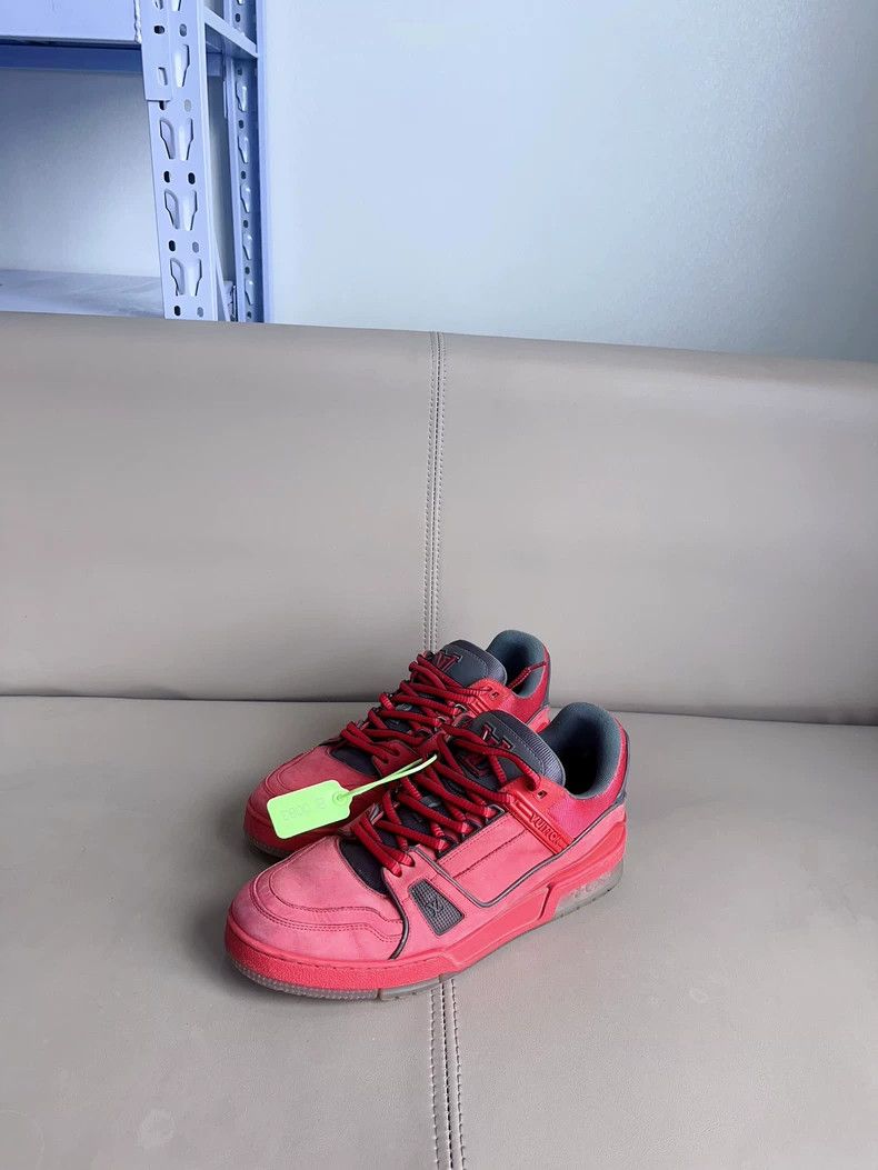 Louis Vuitton Louis Vuitton LV Trainer Sneakers - dmc Size US 10.5 / EU 43-44 - 3 Thumbnail